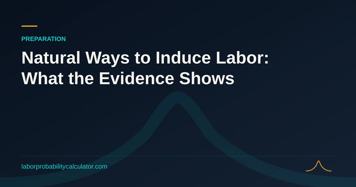 Illustration for Natural Ways to Induce Labor: What the Evidence Shows