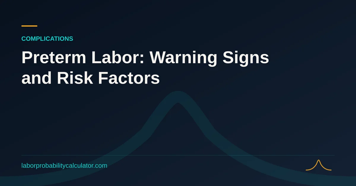 Illustration for Preterm Labor: Warning Signs and Risk Factors