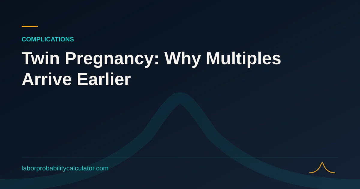 Illustration for Twin Pregnancy: Why Multiples Arrive Earlier
